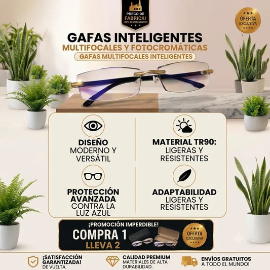 Gafas Zoom Autofoco + caja